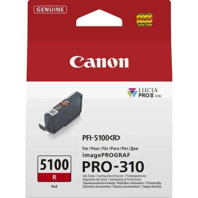 Afbeelding van 6958C001 CANON PFI5100R IPF Inkt rood 14ml