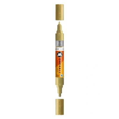 Afbeelding van Molotow ONE4ALL Gouden Acrylic Twin 1,5 4 mm Marker