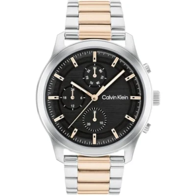 Afbeelding van Calvin Klein Chronograaf silvercoloured, Heren, Maat: One Size, Silver coloured