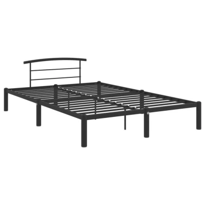 Afbeelding van Bedframe metaal zwart 160x200 cm
