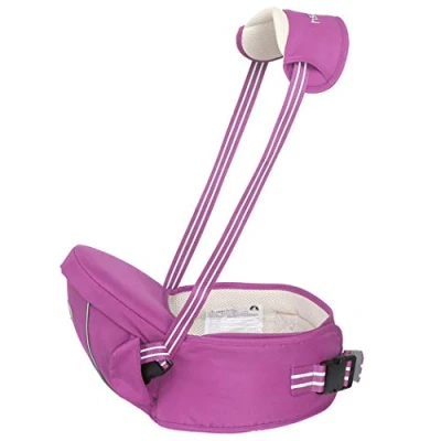 Afbeelding van Ergonomische Hipseat babydrager met schouderriem, taille kruk, zitje, om te dragen baby peuters, gering gewicht en arbeidsbesparing