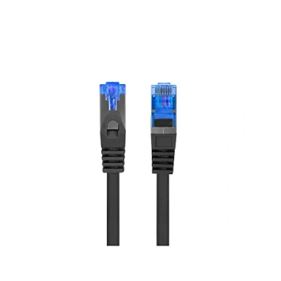 Afbeelding van Lanberg Patchkabel cat. 6 FTP 0,25m, Zwart (S/FTP, CAT6a, 0.25 m), Netwerkkabel