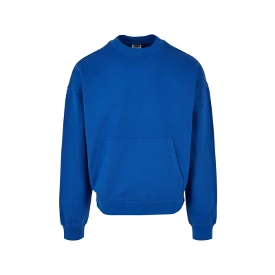 Afbeelding van Urban Classics BOXY Pocket CREW Sweater, Heren, Maat: 3XL, Royal
