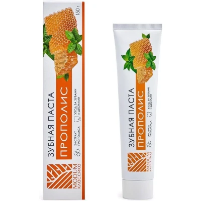 Afbeelding van Natuurlijke voordelige Tandpasta Propolis extract en munt 150g