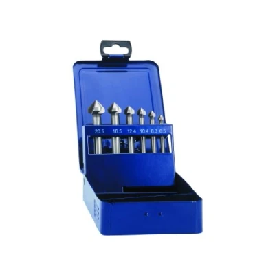 Afbeelding van Eventus by Exact 05540 Kegelverzinkboorset 6 delig 6.3 mm, 8.3 10.4 12.4 16.5 20.5 mm HSS Cilinderschacht 1 set(s)