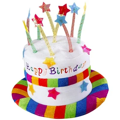 Afbeelding van W WIDMANN MILANO Party Fashion 2637H hoed Happy Birthday, verjaardagstaart, hoofddeksel, verjaardag, verjaardagsfeest, feest, Meerkleurig, One size