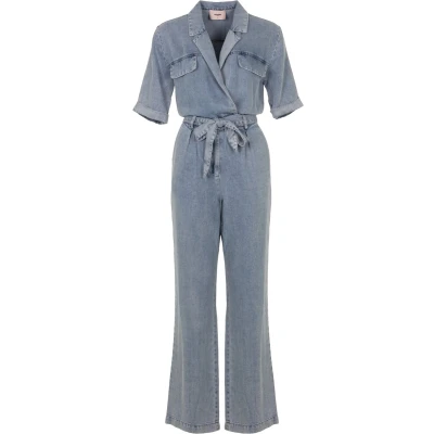 Afbeelding van Jumpsuit Blauw Freebird Yael Ss