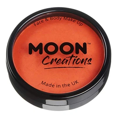 Afbeelding van Moon Creations Professionele watergeactiveerde gezichtsverf donker oranje