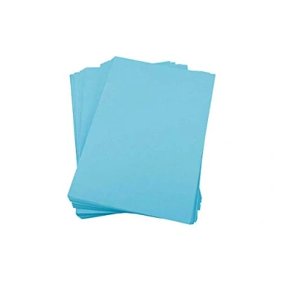 Afbeelding van House of &amp; Papier A4 220 gsm gekleurde kaart blauw (100 stuks vellen)