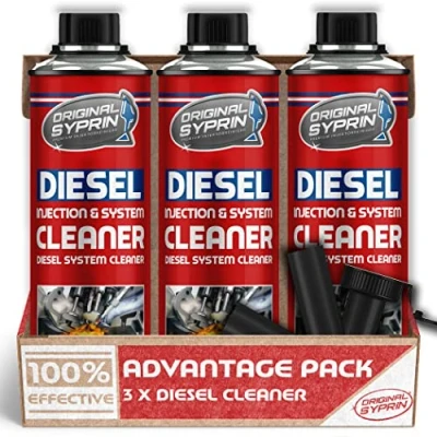 Afbeelding van SYPRIN Originele dieselreiniger dieseladditief systeemreiniger injectorreiniger dieselreiniging dieselmotoren 500 ml 3er set DR 3 delige