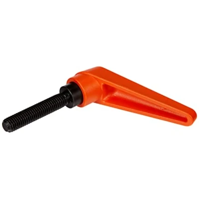 Afbeelding van HALDER 24400.0481 verstelbare klemhendel, oranje, d1 = 22 mm / d2 M10 l1 50