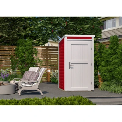 Afbeelding van weka Tuinkast Bxdxh: 97x100x200,5 cm, rood naturelkleur
