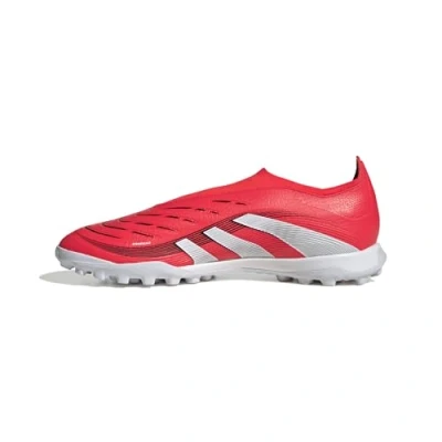 Afbeelding van adidas Performance Predator League Laceless TURF Voetbalschoenen voor kunstgras, Heren, Maat: 47 1/3, Lucid red/footwear white/core black