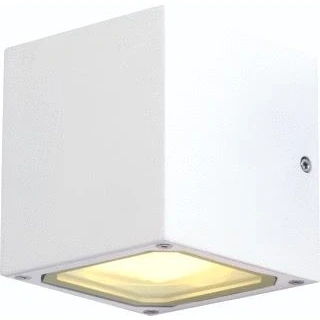 Afbeelding van Slv armatuur sitra cube wit gx53 max 2x9w ip44 232531