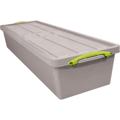 Afbeelding van Really Useful Box Recycled Opbergdoos 23 L, Nestbaar, Grijs