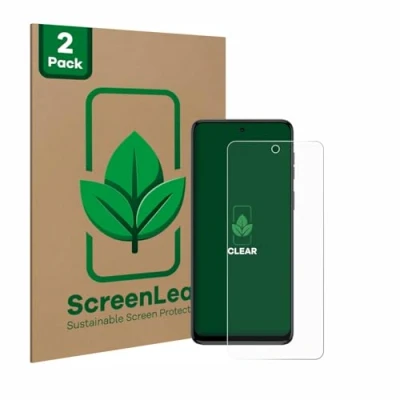 Afbeelding van ScreenLeaf Screenprotector voor Motorola Moto G54 Duurzame schermbescherming Folie Beschermfolie transparant (2 Stuks)
