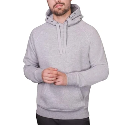 Afbeelding van Unisex Premium Raglan Hoodie met capuchon Grey Melange M