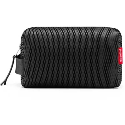 Afbeelding van reisenthel Travel Cosmetic Mesh Black Sterke robuuste en praktische cosmeticatas voor op reis, polsband, waterafstotend materiaal