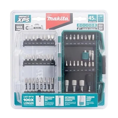 Afbeelding van Makita Impact XPS Bitset van 45 bits met Quick Chuck bithouder