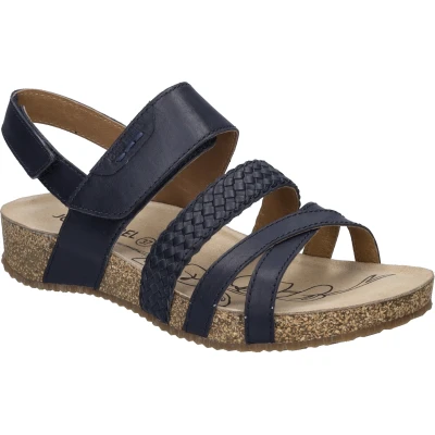 Afbeelding van Josef Seibel Tonga Sandalen, Dames, Maat: 39, Blau Schoenen