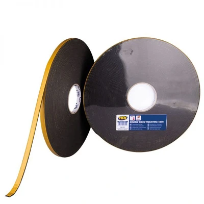 Afbeelding van Hpx dubbelzijdige foam tape 3 mm dik 12 x 25 meter, antraciet