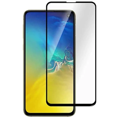 Afbeelding van eSTUFF Samsung Galaxy S10e Black Full Cover, Glue, ES504029 (Black Glue Titan Shield. Tempered Glass Screen Protector)