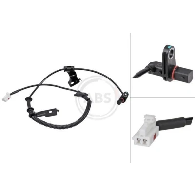 Afbeelding van A.B.S. 31622 ABS sensor Actieve 790mm 850mm 17mm wit KIA: Picanto II (TA) 1.0, 1.0 Bi Fuel, 1.2, LPG 2011 2017