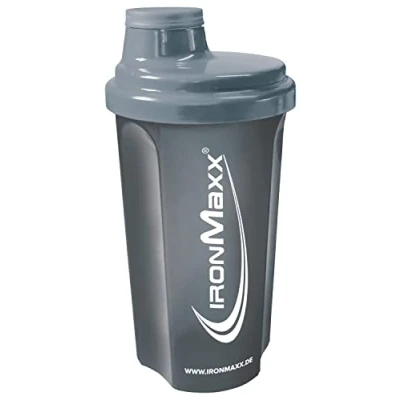 Afbeelding van IronMaxx Eiwitshaker met schroefdop, antraciet, 700 ml (verpakking van 1)
