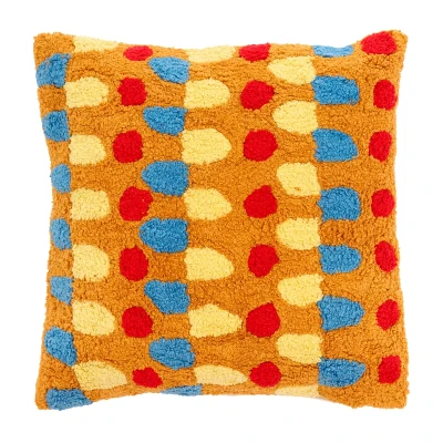 Afbeelding van Villa Collection Styles Sierkussen 45 x cm Oranje/Groen