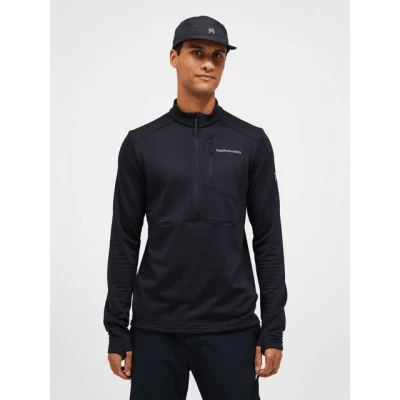 Afbeelding van Peak Performance Trail Grid Fleece Half Zip Heren Zwart L