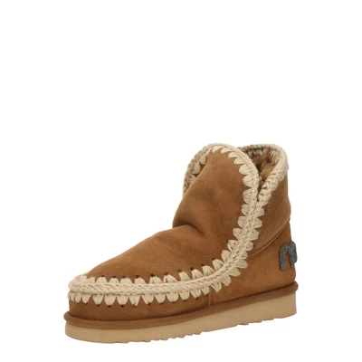 Afbeelding van Mou Dames Eskimo 18 Glitter Logo Boots Cognac maat 37