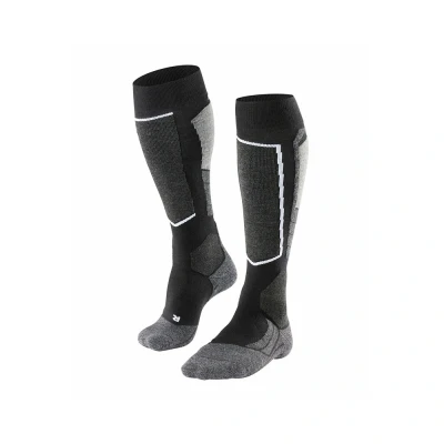 Afbeelding van Skisokken Falke Men SK2 Intermediate Black Mix Schoenmaat 49 50