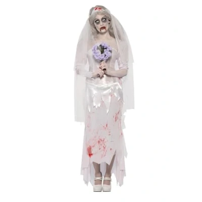 Afbeelding van &quot;Getrouwde Zombie Halloween kostuum voor dames Verkleedkleding Small&quot;