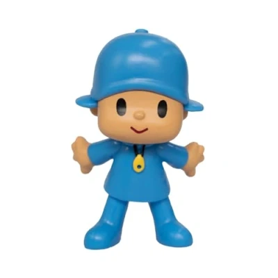 Afbeelding van pocoyo speelfiguurtje open armen 7 cm kunststof Comansi