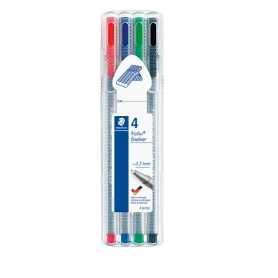 Afbeelding van triplus fineliner Box 4 st