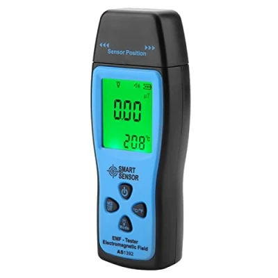 Afbeelding van EMF meter Elektromagnetische Radiometer, Mini Handheld Stralingsdetector met LCD achtergrondverlichting