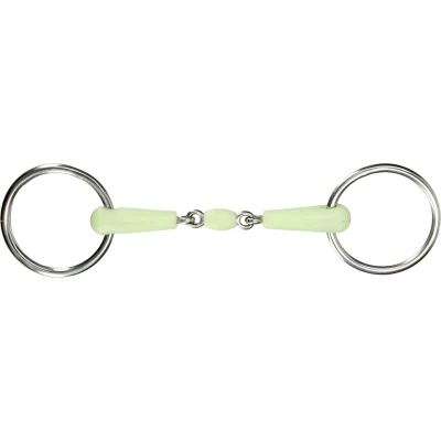 Afbeelding van BR Dubbel Gebroken Watertrens Apple Mouth 18 mm 13,5 1 Kleur Grijs
