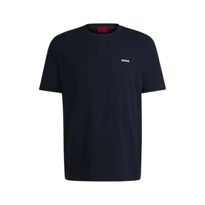Afbeelding van HUGO DERO Tshirt basic, Heren, Maat: XS, Dark blue
