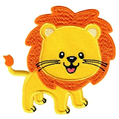 Afbeelding van PatchMommy Leeuw Strijkapplicatie Patch Applicatie Strijkembleem Strijkapplicaties Applicaties Kinderen