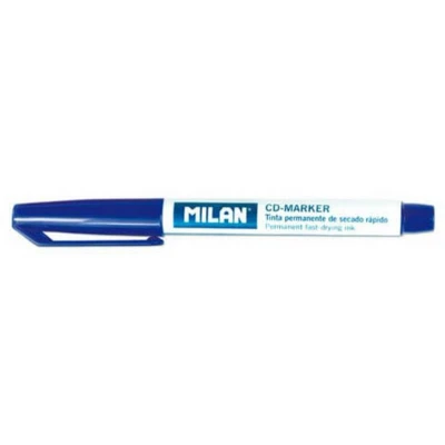 Afbeelding van Permanente markeerstift Milan 10 Stuks Zwart PVC