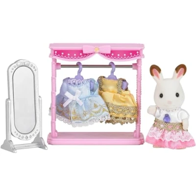 Afbeelding van Sylvanian Families Dressing AREA SET Miniaturen voor kinderen, Maat: One Size, Multi coloured