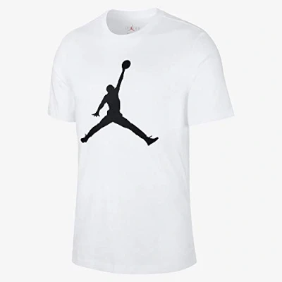 Afbeelding van Jordan Jumpman CREW Tshirt print, Heren, Maat: Medium, White/black