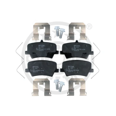 Afbeelding van OPTIMAL BP 12905 Remblokkenset Achteras Excl. slijtage waarschuwingscontact Met remzadelschroef toebehoren VOLVO: XC40