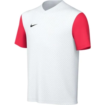 Afbeelding van Nike Uniseks Kind Short Sleeve Top Y Nk Df Tiempo Prem Ii Jsy Ss, Wit/Bright Crimson/Black, DH8389 101, M