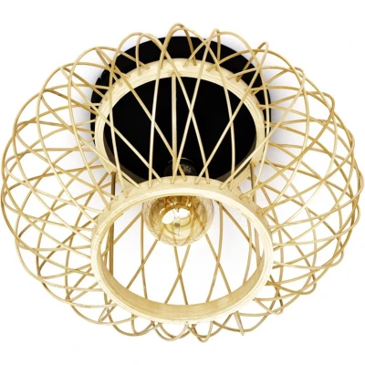 Afbeelding van ETH Norah plafonniere rattan dia.30cm excl.1 x E27