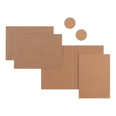 Afbeelding van Florence Kaarten + Enveloppen Set A6 Kraft