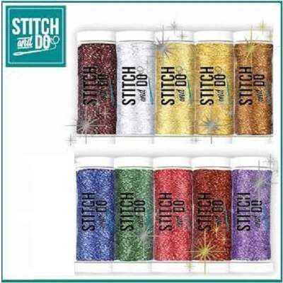 Afbeelding van Stitch and Do Sparkles Embroidery Thread Multicolor Blue