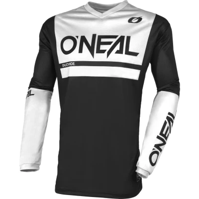 Afbeelding van Oneal Element Threat Air Motorcross Jersey, zwart wit, afmeting M voor man