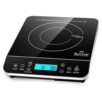 Afbeelding van Duxtop Inductieplaat, draagbare kookplaat, aanraakbediening kookplaat met sensor 2100 W, digitaal lcd display, veiligheidsvergrendeling, 10 uur timer
