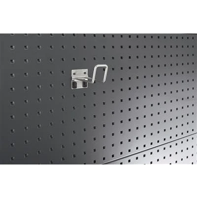 Afbeelding van Bott Ophanghaak B60xD100mm verzinkt d. 6 mm passend voor geperforeerde platen 5 stuks in zak 14010023